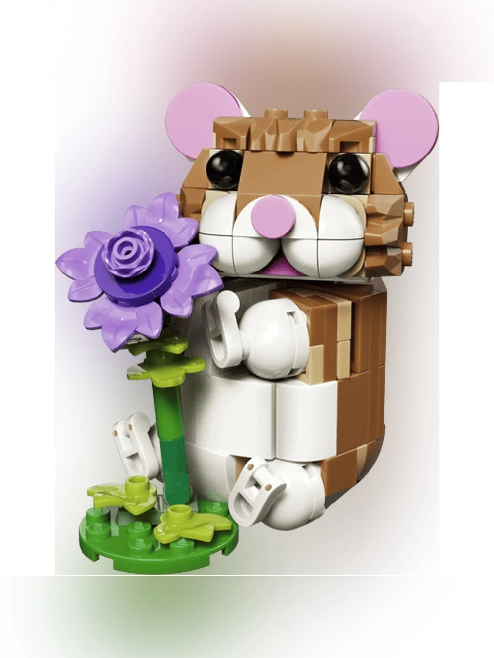 💛LEGO Creator 3 in 1 Cute Hamster with a Flower Building Toy for Girls & Boys